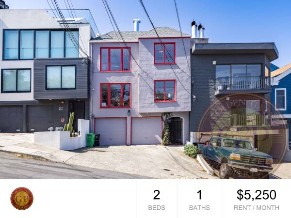 $5,250 / 2br - 1060ft2 - 3D Virtual Tour - 2 BR, 1 BA Apartment 1,060 Sq. Ft. - Parking, Storag (castro / upper market)63682851598593120