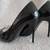 Black stiletto pump size 6.5/37 3 thumbnail