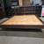 Brown Rustic Style Queen Size Platform Bed Frame 1 thumbnail