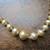 Vintage 1950s faux pearl necklace no clasps 2 thumbnail