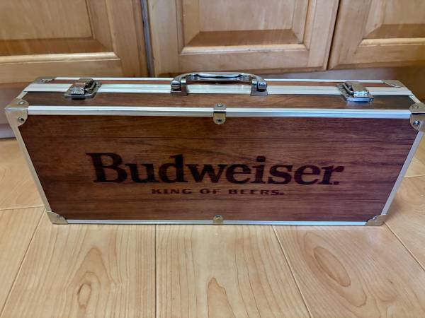Budweiser BBQ Grilling Tool Set + Sauce 1