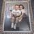Vintage 24k gold art deco children antique photo velvet frame 10*12 1 thumbnail