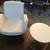 White Leather Chair and Table 1 thumbnail
