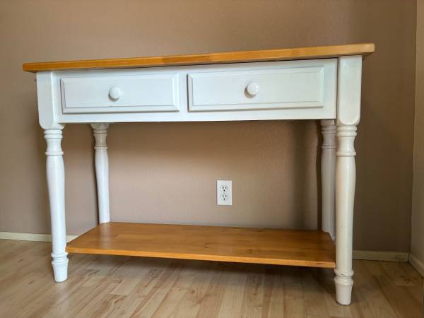 Solid wood coffee bar table 1