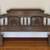 Vintage Rustic Oak Queen/Full Headboard – Spindle & Carved Wood Design 1 thumbnail