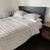 Black wood restoration hardware queen, bed frame 1 thumbnail