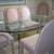 Beveled Glass Dining Table & 6 Shenandoah Chairs with matching fabric 2 thumbnail
