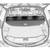 Cargo Cover Retractable Compatible for 13-18 Toyota Rav4 Black. 56" 4 thumbnail