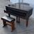 Hobart M. Cable  baby grand piano with stool [Y11] 1 thumbnail