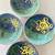 ** Earthworks Barbados Hand painted Dishes ** 11 thumbnail