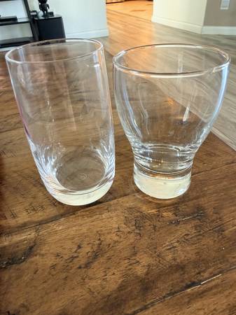 2 x small glasses 1