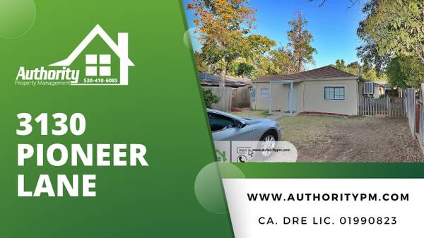 $1,250 / 2br - 600ft2 - 3130 Pioneer Lane (Redding)63972383561474120