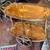 Vintage Italian Inlaid Bar or Serving Cart - 31x17x27 3 thumbnail