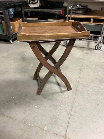 Drink Table Folding Suitcase Rack Bar Cart 1