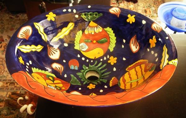 Talavera Bathroom Sink - New 1