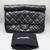 Chanel 2.55 Roll Reissue Clutch Black Quilted Leather Bag 2010s Era 1 thumbnail