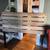 Queen size Sertapedic mattress with headboard, bedframe, and folding boxspring. 3 thumbnail