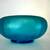 Fenton 8" celeste blue stretch glass cupped bowl 1920s 11 thumbnail