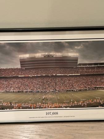 Michigan Stadium Panoramic Framed Art 107,608 1