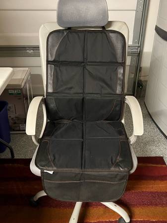 Universal CAR SEAT COVER Protector… Waterproof, Padded with Storage Pockets 1