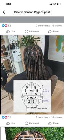 Free braids free twist 1