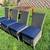 Outdoor Patio Brown Jordan Premium Teak Table Pottery Barn Chairs 11 thumbnail