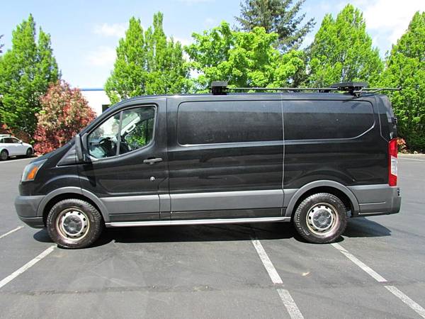 Ford T-150 Transit 150 Cargo Van, Utility Shelves, Ladder Roof Rack - $11995.0063623504352899123