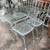 Vintage 1950's Wrought Iron Glass Top Table & 4 Chair Patio Set 1 thumbnail