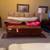 Antique Wood Pine Storage Bench Coffee Table Entry Bench 14 thumbnail