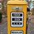 Vintage Art Deco Shell Bennett Full Size 83" Replica Yellow Gas Pump 5 thumbnail