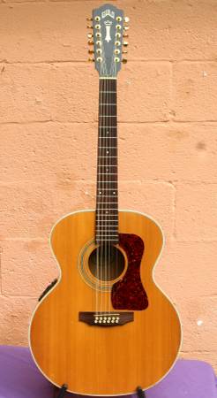 1996 Guild JF-30-12 Acoustic 12 string guitar w/Fisman electronics