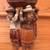 Peruvian Terra Cotta Whistles Vase 3 thumbnail
