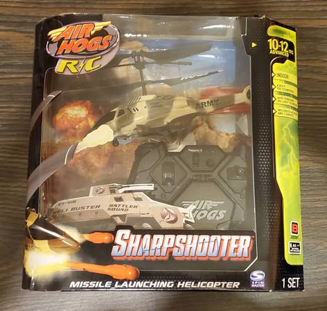 Air Hogs SharpShooter IR Missile Launching Helicoper - Army Freq B 1