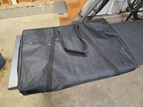 Art Portfolio Bag 40" Easel Rectangular Tabletop Display Case Black 1