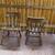 2 heavy duty wide seat wooden spindle chairs 3 thumbnail