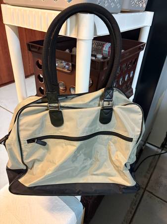 Small Grey Duffle Bag 1