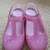 Crocs Women’s CARLIE MJ FLOWER ~ Fuchsia T Strap/Slingback Sandals Sz 1 thumbnail