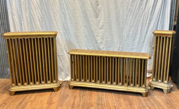 A.A. Griffing Iron Co. Cast Iron Radiator Set - PAT. 1874 - GA20546 1