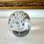 Vintage hand blown clear egg shaped glass paperweight 3.25” 4 thumbnail