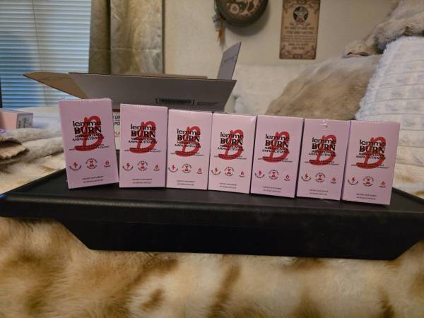 7 sealed bottles Lemme Burn & 4 bottles Lipozem Dietary Supplements in Date 1