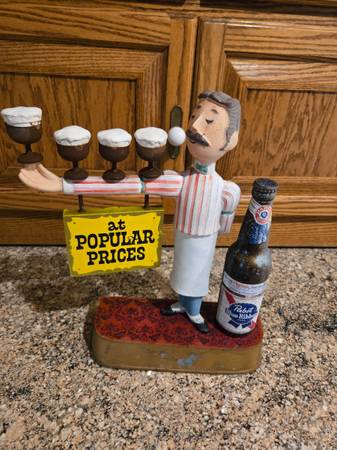 1950s pabst blue ribbon bar display 1
