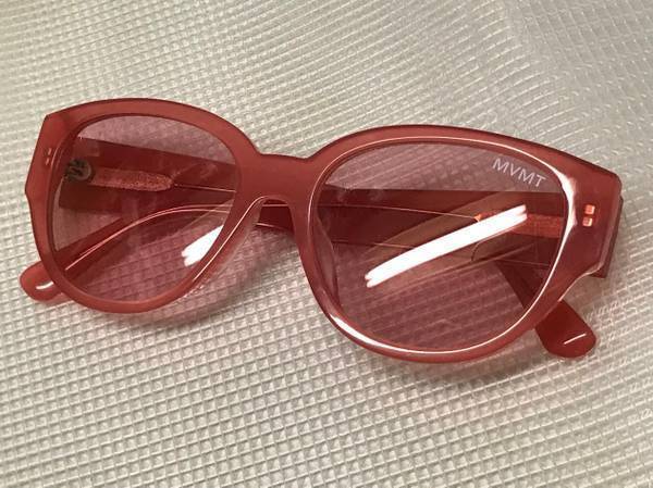 MVMT Pink Tint Acrylic Sunglasses 1