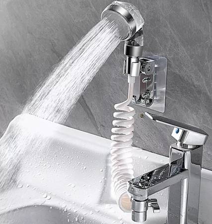 Faucet Extender External Shower Head 1