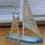 Small Wooden Sailboat Models for Beach Nautical Home Decor 4 thumbnail