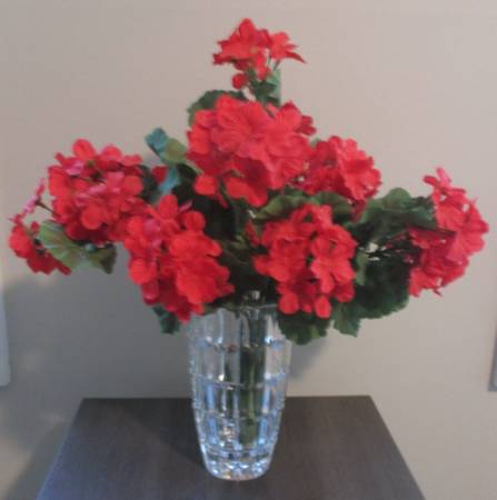 Lead Crystal Vase "Clear Cube" Design Classic Home Decor - Heavy! - $10 (Walpole)63471381181955123