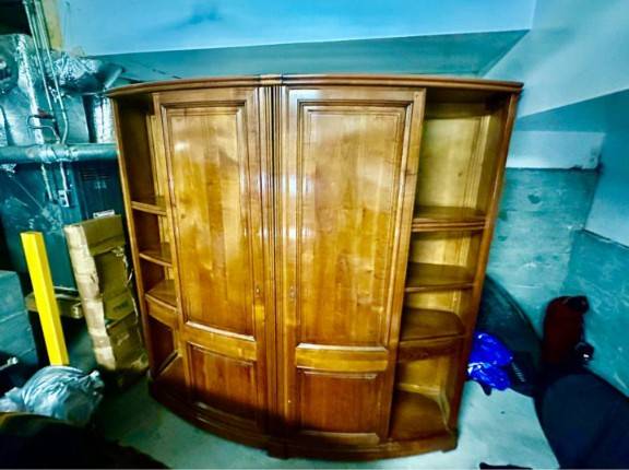 Cherrywood Bookcase / Secretaire Desk - Lovely! 1