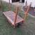Antique Wooden Railroad Cart John T Townsley MFG Co. COFFE TABLE ?? Looks to be 8 thumbnail