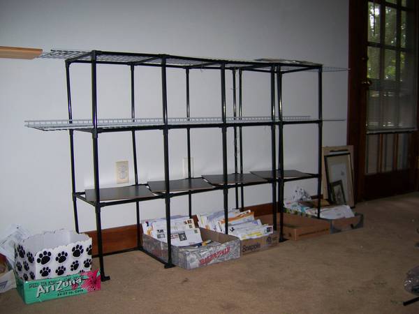 Shelves adjustable to suit 1