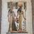 EGYPTIAN STATUARY AND PAPYRUS CERTIFICATED HAND PAINTED ART 6 thumbnail