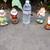 Vintage Set 6 Disney Seven Dwarfs 5" Plastic Rubber Bath Toy Figure Sq 1 thumbnail